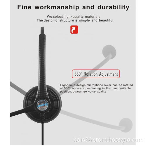 China A26 headband noise-reducing headset with microphone call center business education music game